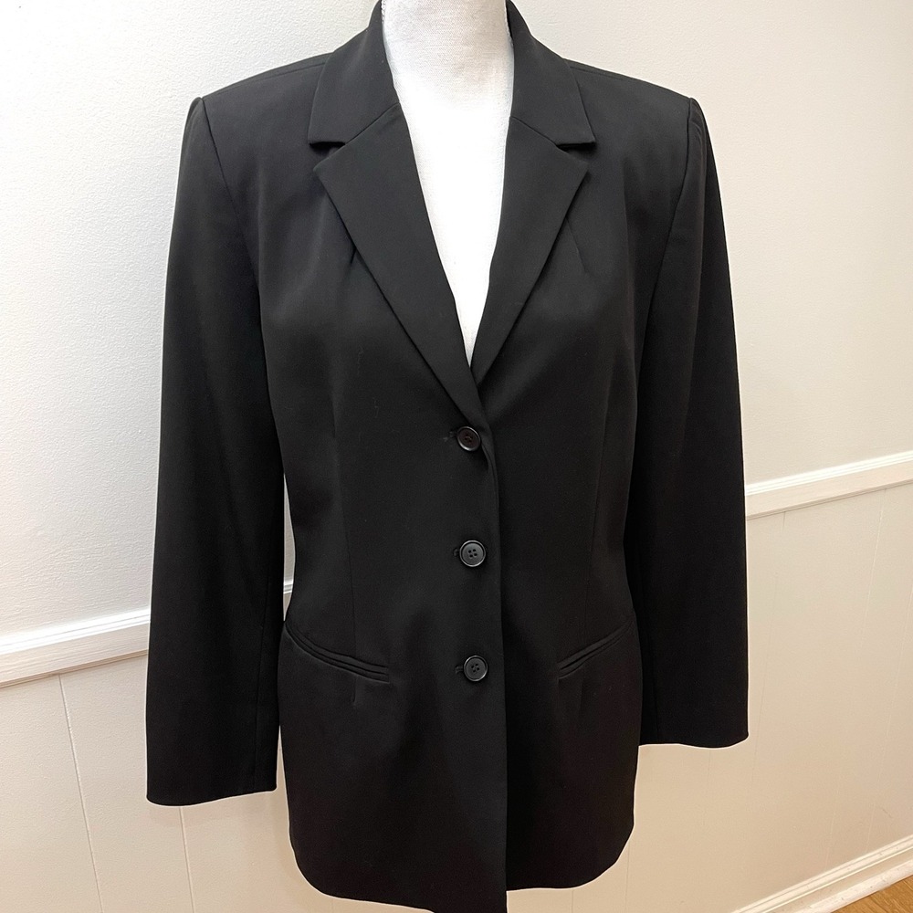 Karen Kane Women's Black Long Sleeve Blazer Jacket Size 8